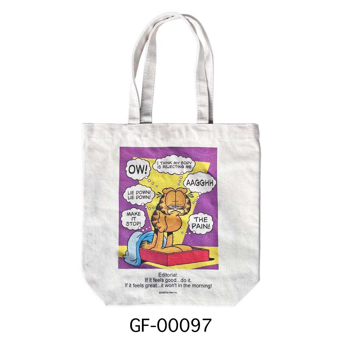 【 ガーフィールド 】 GARFIELD AMERICAN COMIC TOTE BAG トートバッグ