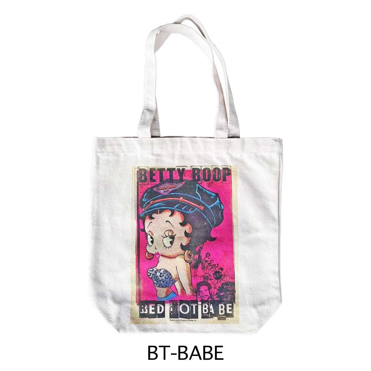 【 ベティ ブープ 】 BETTY BOOP AMERICAN COMIC TOTE BAG トートバッグ COTTON BAG W250×H355×D100mm