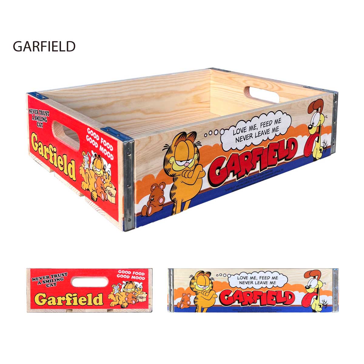 �� �����ե������ �� GARFIELD WOODEN CRATE ���åɥ��졼��