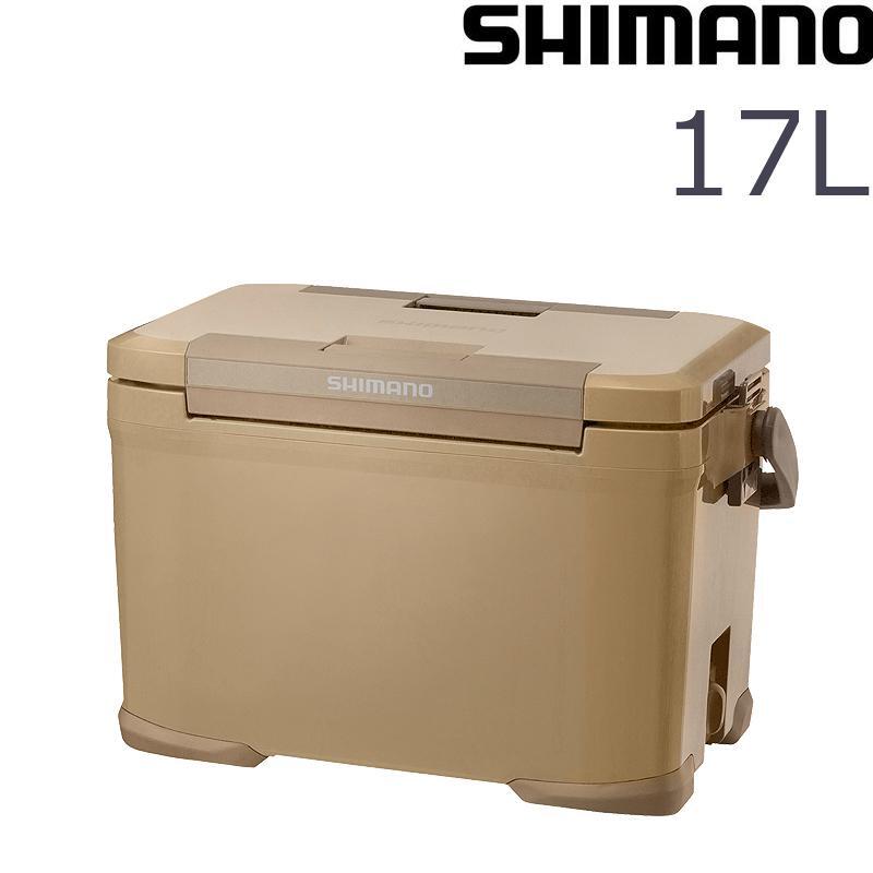  2024年新製品 クーラーボックス　SHIMANO シマノ　アイスボックスST 17L 最強保冷力　サンドベージュ　ICEBOX NX-317X　アイスBOX 日本製　キャンプ　釣り　レジャー 防災