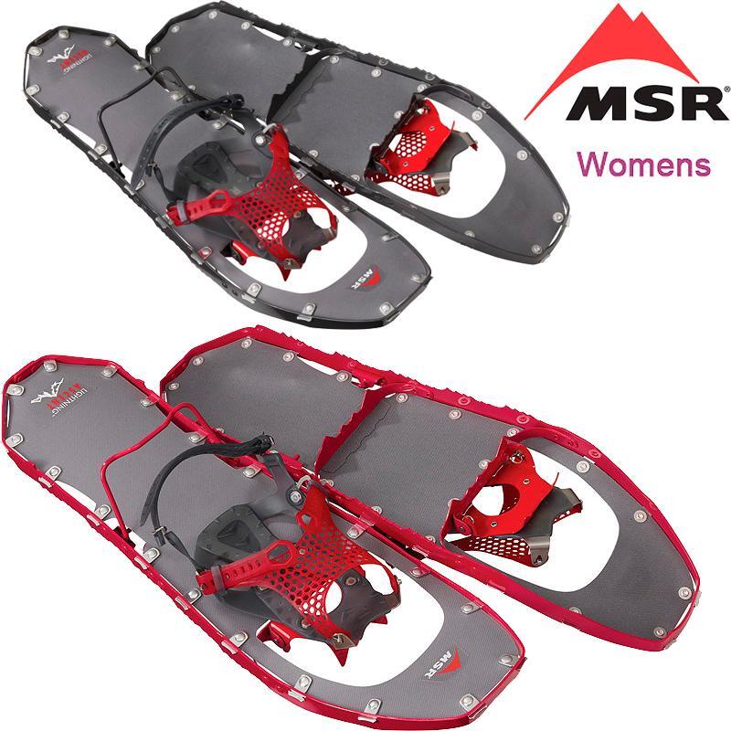 スノーシュー　MSR エムエスアール　ライトニングアッセント （女性用）22インチ　ラズベリー ガンメタル 40010 40009 【正規取扱品】LIGHTNING ASCENT 22 レディース　雪山 バックカントリー