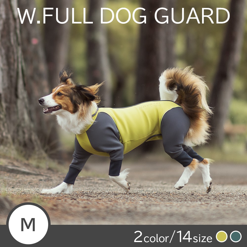 楽天Out Tail Dog Outdoor Gearアルファアイコン 2022年モデル ダブルフルドッグガード Mサイズ ALPHAICON W.FullDogGuard M / 撥水 ストレッチ 雪遊び 汚れ防止 保温 キャンプ　アウトドア