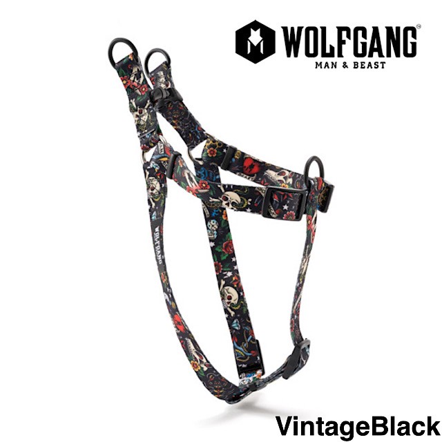 ウルフギャング ヴィンテージブラック ハーネス Mサイズ VintageBlack HARNESS M