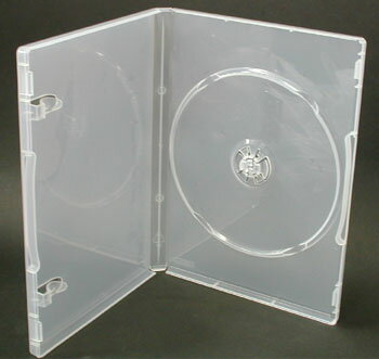 日本製 15mm厚に1枚収納 DVDケース ポップマンボウ スーパークリア10個