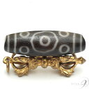【老礦天珠 十一眼天珠 約42mm×13mm】【メール便不可】【z】