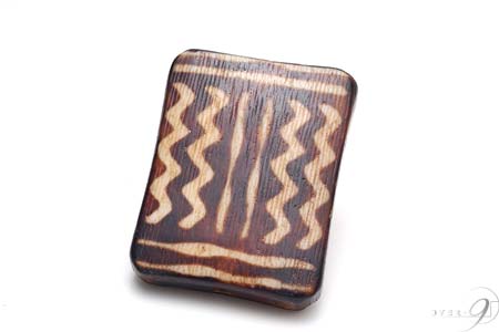 【木珠 水神木珠・約40mm×28mm×7mm】【メール便不可】【SU】