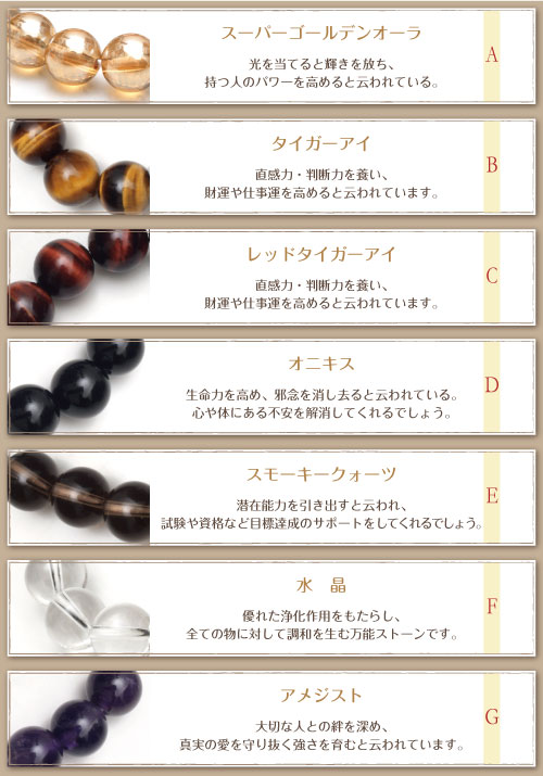 自分で天珠をセレクト！【セミオーダー天珠 ブレスレット】『 BASIC -Plum-』【8mm】天珠 ブレスレット