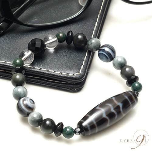 【ガルーダ&イーグルアイ 大鵬鳥天珠ブレスレット】【メール便可】天然石 ブレスレット パワーストーン ブレスレット(ブレス パワーストーンブレスレット プレゼン...