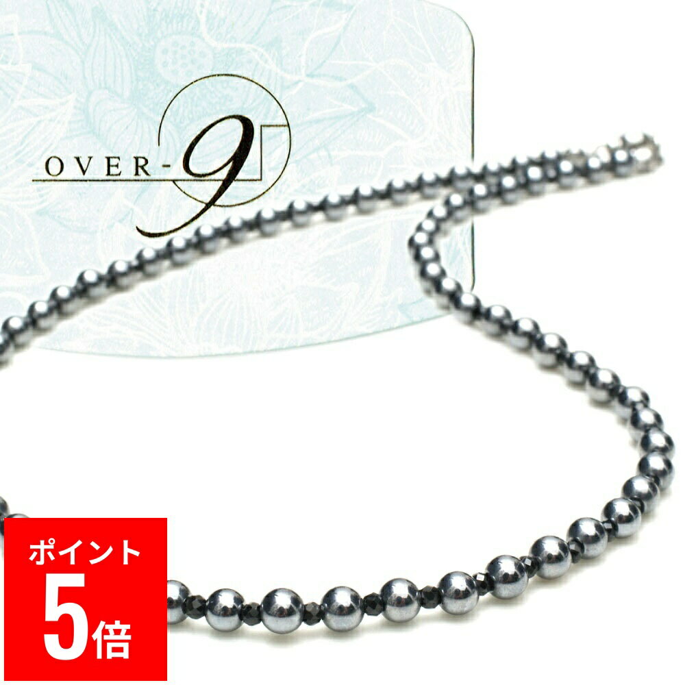 【BF期間ポイント5倍！】 テラヘルツ × ブラックスピネル 4mm ネックレス 約50cm テラヘルツ鉱石 本物 ..