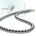 OVER-9 テラヘルツ鉱石 ネックレス 6mm