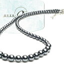 OVER-9 テラヘルツ鉱石 ネックレス 4mm 6mm 8mm首周り約50cm グラデーション 公的機関検査済み 本物 高純度99.9% 健康 ジュエリー チ...