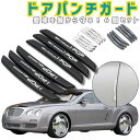 【車専用】シリコンドアエッジプロテクター|ドアパンチ・ドアガード・ドアモール|強力両面テープ付・簡単設置型 ドアのぶ・傷防止・シート&サイドミラー保護対応 ブラ...