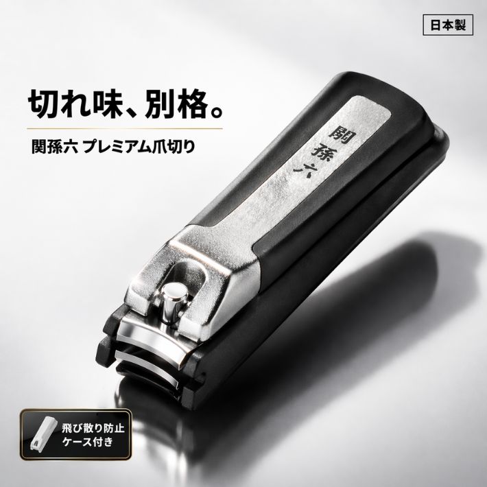 乐天商城 - ポイント5倍爪切り 日本製 高級 関孫六 プレミアム 爪切り type101 S 切れ味抜群 ステンレス コンパクト 飛び散り防止 携帯用 女性 子供 シニア対応 小型 爪やすり付き グルーミングツール 人気 おすすめ ギフト プレゼント 貝印