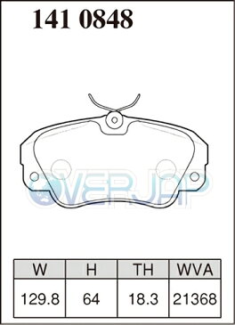 M1410848 / 1450590 DIXCEL Mタイプ ブレーキパッド 1台分セット OPEL OMEGA B XF200/XF200W 1995〜1999 2.0 16V 車台No.W1000001〜 ウェアセンサーはマルチファンクションディスプレイ付車のみ装備されています。