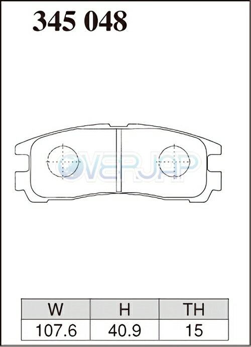 Z345048 DIXCEL Zタイプ ブレーキパッド リヤ左右セット 三菱 シグマ F15A/F17A 1990/10〜96/3 2500〜3000