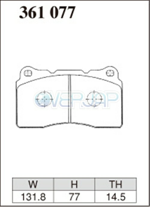 Z361077 DIXCEL Zタイプ ブレーキパッド フロント左右セット スバル レガシィB4 BES 2000 2002/10〜2003/6 S401