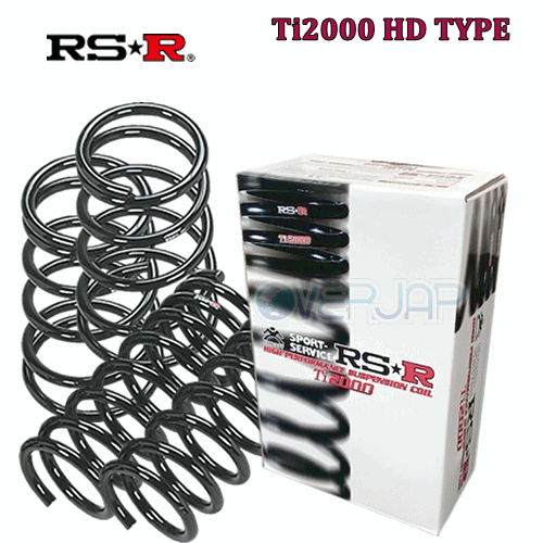 【1台分前後セット】 H075TD RSR TI2000 HD ダウンサス ホンダ インテグラ DC2 1993/6〜2001/6 B18C 1800 NA FF