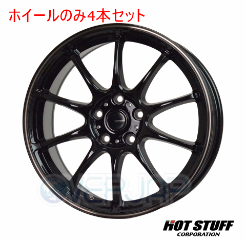 4本セット HOT STUFF G.speed P-07 ブラック&ブロンズクリア (BK/BR) 16インチ 6.5J 114.3/5 53 アテンザスポーツ GGES