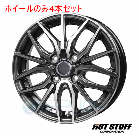 4本セット HOT STUFF Precious AST M4 ガンメタポリッシュ (GMP) 15インチ 4.5J 100/4 45 ピクシススペース L585A