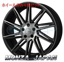 4本セット MONZA JAPAN Warwic REVOX ハーフグロスブラック/ブラッククリア (HGB/BKC) 20インチ 9.5J 114.3 / 5 40