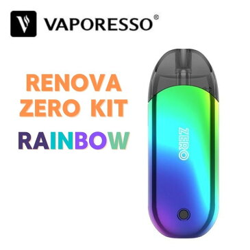正規品 Vaporesso Renova Zero Kit スターターキット 電子タバコ vape オートパフデバイス 温度管理機能 レノバ ゼロ(レインボー)