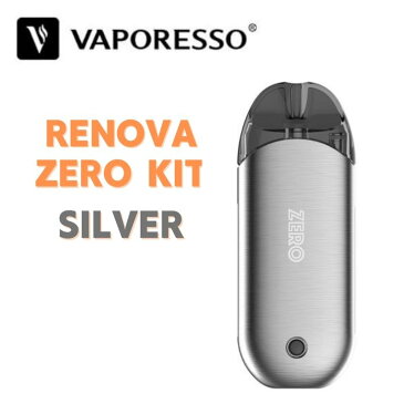 正規品 Vaporesso Renova Zero Kit スターターキット 電子タバコ vape オートパフデバイス 温度管理機能 レノバ ゼロ(シルバー)