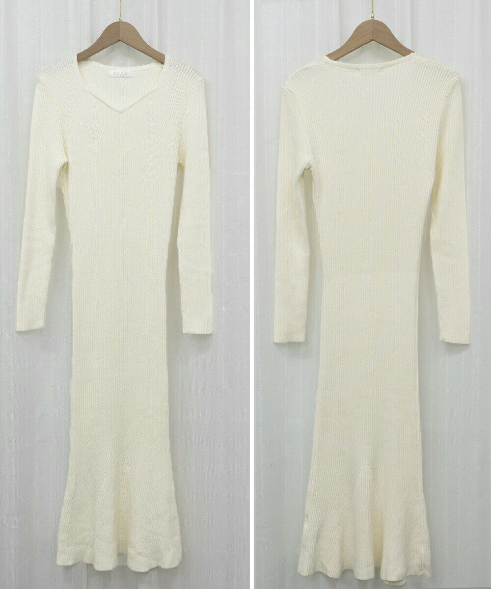 ニットワンピース ロングマーメイドワンピ (T)