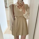 ニットベスト ジレ ロング (T)(4)