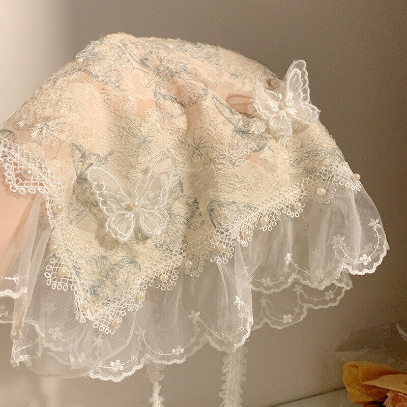 三角スカーフ　ヘアバンド (T)