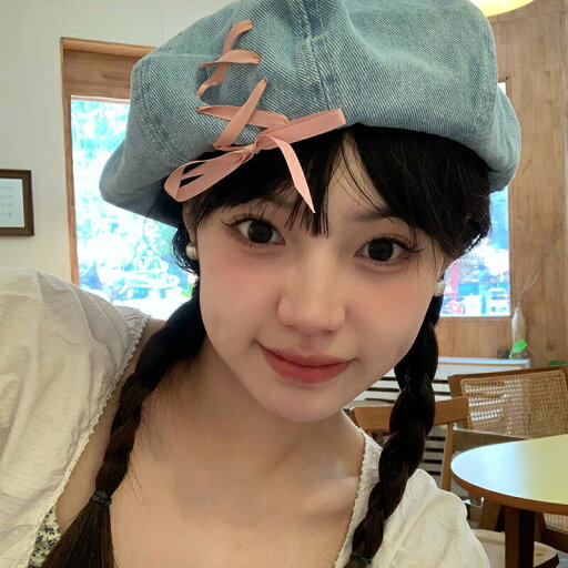 レース付きベレー帽 (T) レース付きベレー帽 (T)