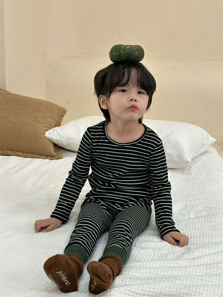 韓国ファッション 男女兼用 ロングパンツ パジャマ (T)