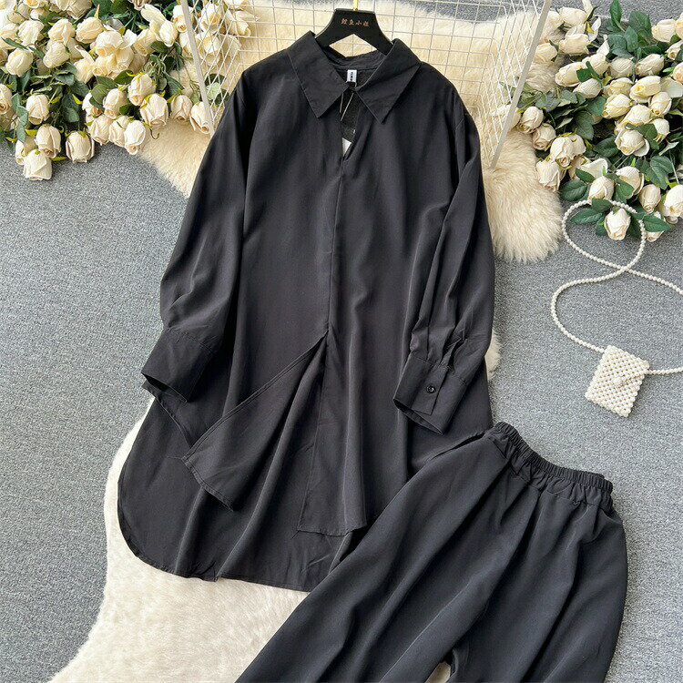 ロングパンツ ブラウス スラックス (T)