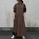 ロングワンピ マキシワンピ (T)