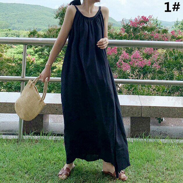 キャミワンピ レディース ロング丈ワンピース (T)