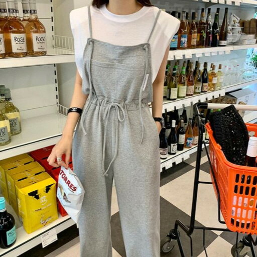 オーバーオール ワイドパンツ ロングパンツ レディース (T) オーバーオール ワイドパンツ ロングパンツ レディース (T)