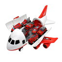 【公式代理販売】飛行機おもちゃ消防車おもちゃミニカーセット 消防車トラック おもちゃ飛行機 航空機 ミニカーセッ…