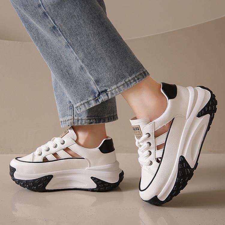 ウォーキングシューズ 厚底 スニーカー 靴 シューズ カジュアル 通気 夏 歩きやすい 疲れない レディース