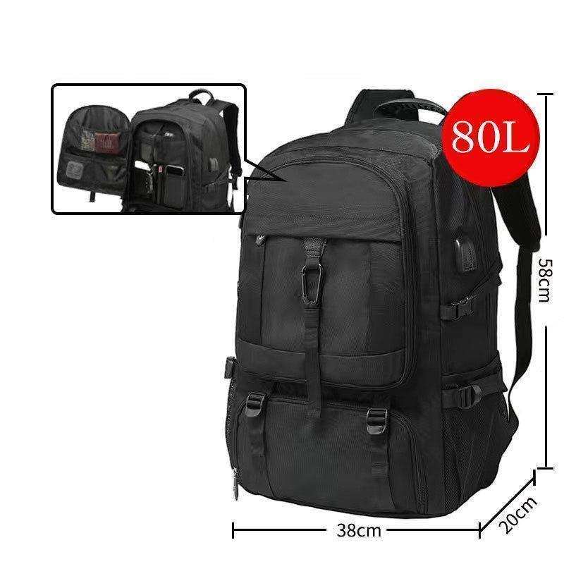 登山用リュック 80L バックパック リュックサック 大容量 リュック 登山 丈夫 旅行 防災 遠足 撥水 アウトドア 男女兼用
