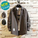 長袖シャツ メンズ 40代 50代 ストライプシャツ 紳士服 シャツ カジュアルシャツ トップス おしゃれ 春シャツ