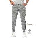 スラックス メンズ チェック柄 ストレッチ 伸縮 スウェットパンツ 紳士服 ゆったり 大きいサイズ ロングパンツ カジュアルパンツ 春 秋 メンズパンツ(4)