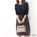 ドッキングワンピース 0代 30代 40代 50代 通勤 オフィス ひざ丈 ワンピース レディース ファッション きれいめ 上品 女性 秋 冬 春 ドッキング ...