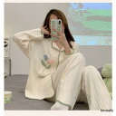パジャマ レディース 長袖 セット ダブルガーゼ ルームウェア 上下セット コットン ロングパンツ ガーゼ 部屋着 寝間着 前開き 冷え性対策 春 夏 秋 冬
