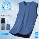 タンクトップ ノースリーブ メンズ トレーニングウェア 吸汗速乾 薄手 肌着 ストレッチ 通気 筋トレ フィットネス 夏