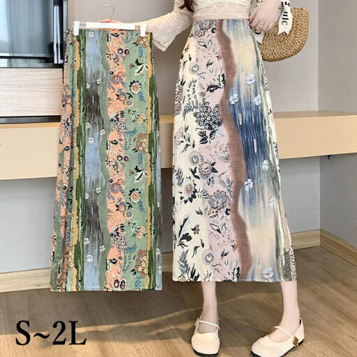 スカート フラワー ハイウエスト ロング Aライン ひざ丈 ミディアム 膝丈 OL 二次会 デート オフィス フォマール 大きサイズ S M L 2L スカート フラワー ハイウエスト ロング Aライン ひざ丈 ミディアム 膝丈 OL 二次会 デート オフィス フォマール 大きサイズ S M L 2L