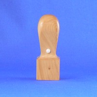 印鑑［角印（会社認印）］［素材：神楽ひのき（厚密加工材）］［会社用］