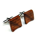 天然木・マホガニーのデザインカフス【DESIGN Cuffs C】