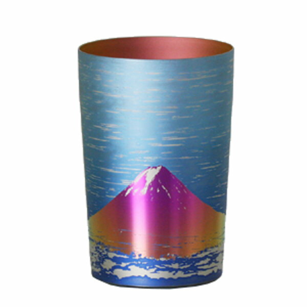 Rakuten - チタン2重タンブラー赤富士