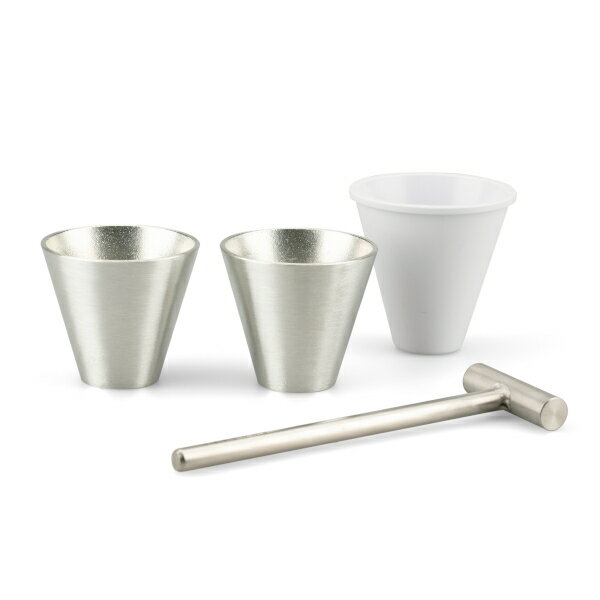 鎚目キット - ぐい呑2ヶ入［商品種別：鎚目体験キット・自作キット］