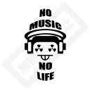 木製ケースオプション【レーザー刻印用デザイン画】【Lifeデザイナーの作品】【デザイン名：no music no life】［レーザー刻印費用を含みます］（注意：単独での購入はできません）