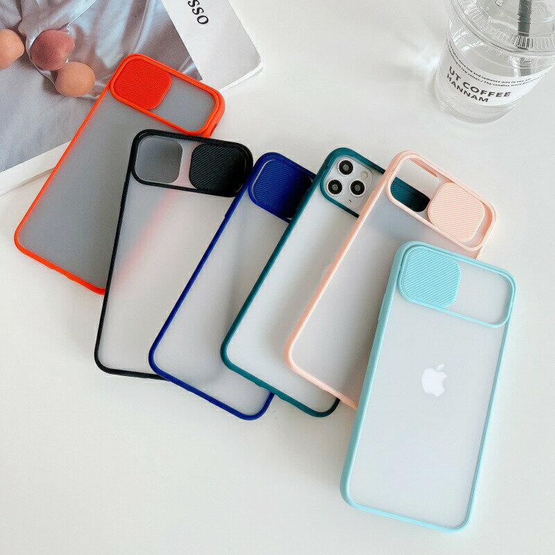 クリアスライドカバーレンズプロテクターiPhoneケース iphone11 ケース iphone11 pro ケース iphone 11 pro max iphone xr ケース iPhone XS ケース iPhone XS max ケース iphone x iphone8/7Plus iphoneケース かわいい 韓国 オシャレ iphone se メール便【20AWiPhone】